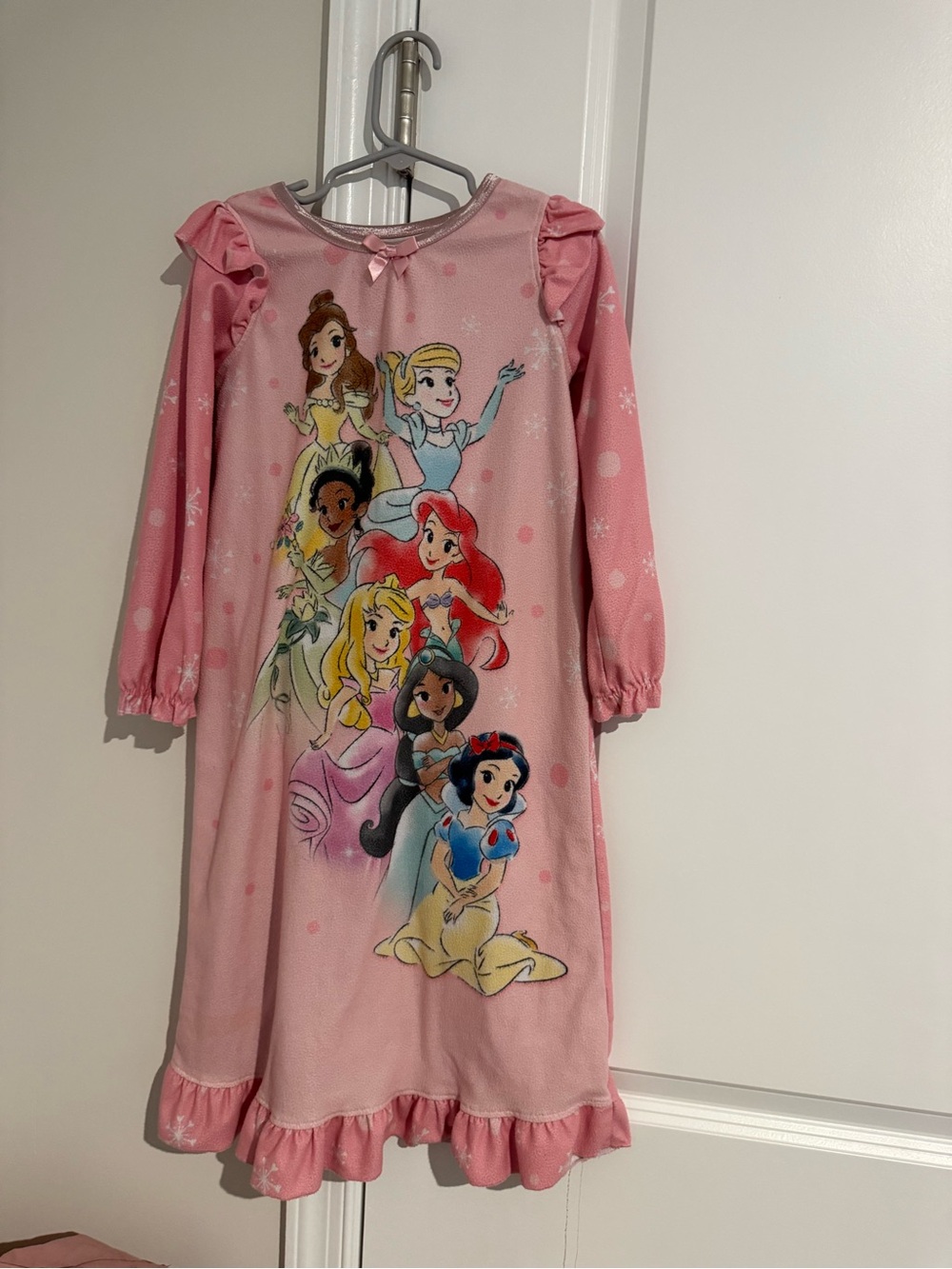 Disney Pink Princesses Girls' Long Sleeve Nightgown 5T